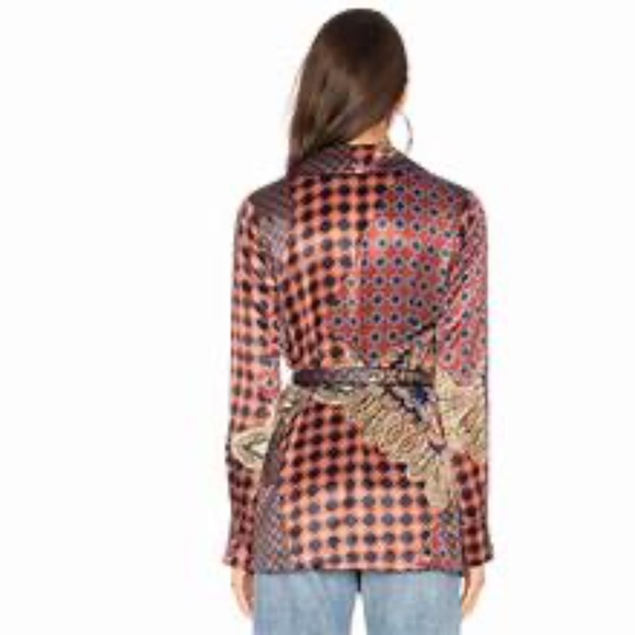 House of Harlow x revolve patchwork top - Picture 2 of 15